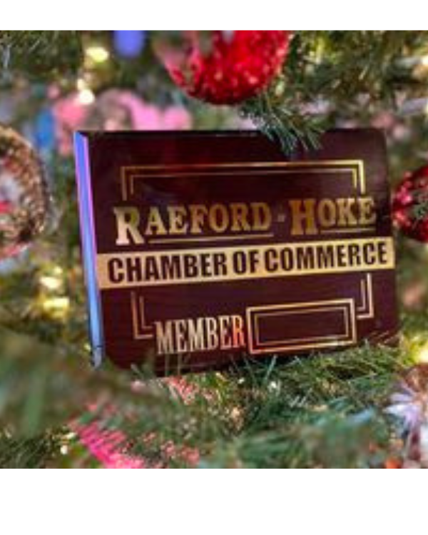 raeford Chamber plaque